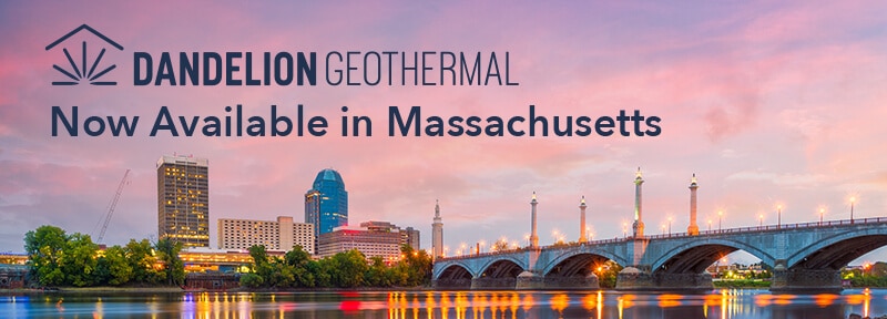 Dandelion Geothermal now available in Massachusetts